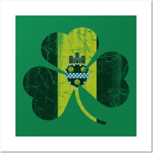 Flag of Pittsburgh Shamrock Posters and Art